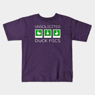 Unsolicited Duck Pics Kids T-Shirt